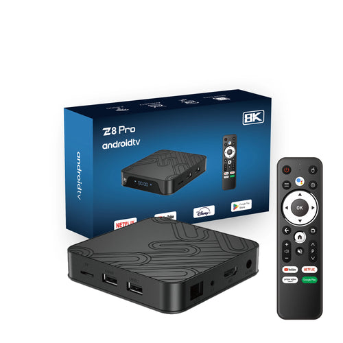 Z8 PRO Android TV Box – 4K Streaming, Android 12, Dual WiFi 2.4/5G