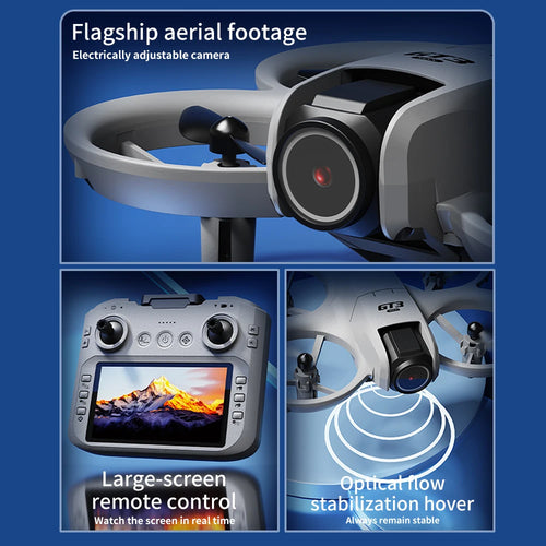 GT3 Mini Drone – 4K HD Camera, Optical Flow Stabilization & 12-Min Flight | Perfect Gift for Kids & Beginners
